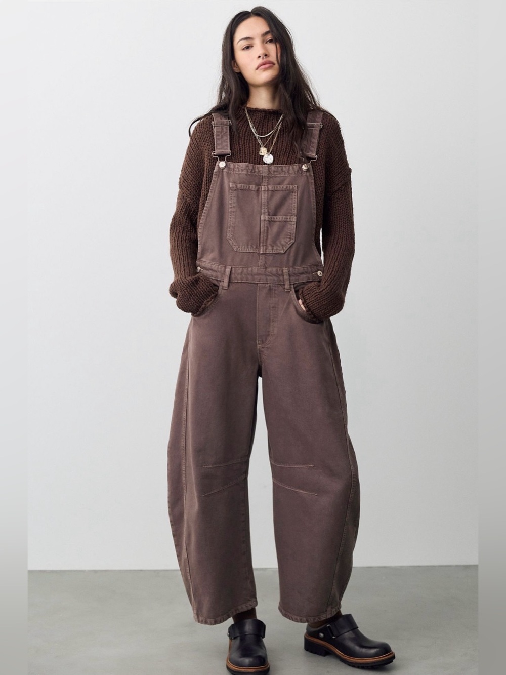 Free People We The Free Good Luck Barrel Overalls - Picture 3 of 10